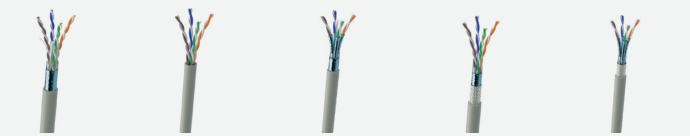 LAN cable constructions illustrated in the Elsewedy Telecom Cables brochure